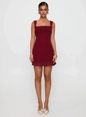 Solasta Mini Dress Red